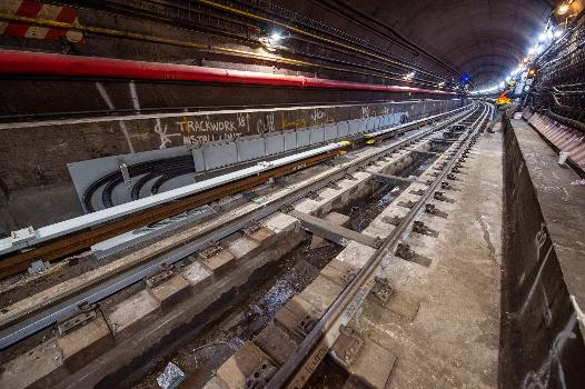 F Line's East River Tunnel:The MTA announced the on-time completion of the F Line's East River Tunnel. The tunnel is the last of the MTA’s 11 under-river tunnels that were damaged by Superstorm Sandy’s corrosive floodwaters to be repaired and made more resilient against future storms.