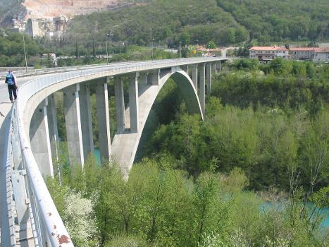 Solkan-Straßenbrücke