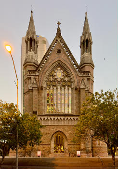 Saint Stephen’s Cathedral at dusk, Brisbane, 2024