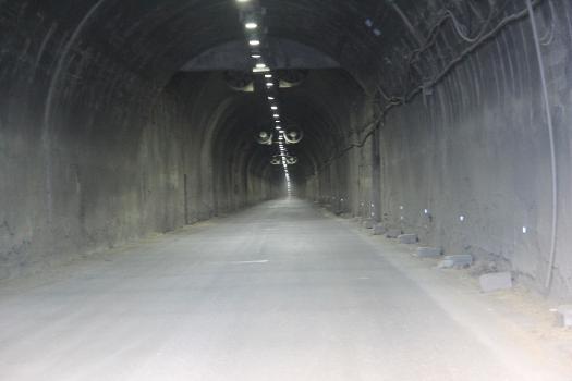 Inside the Salang Tunnel in Parwan Province of Afghanistan