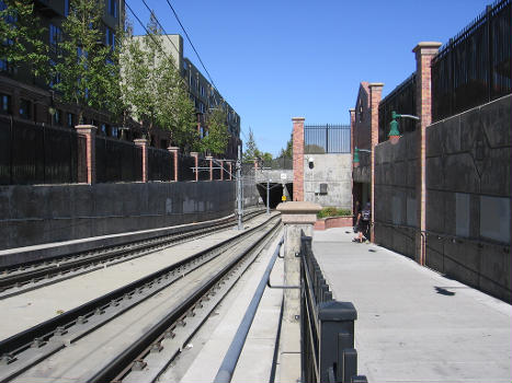 The VTA light rail in San José, California, USA.
