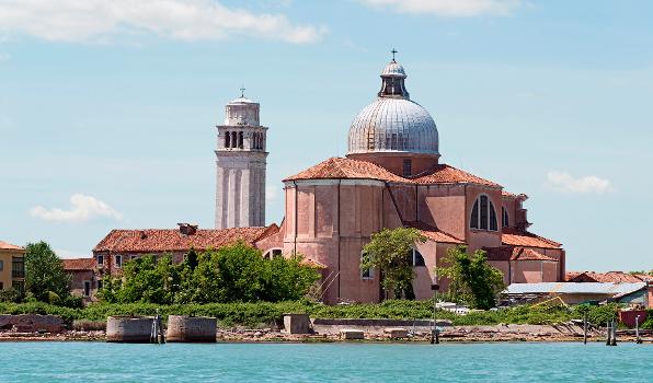San Pietro di Castello in Venice : The apse view from the lagoon.