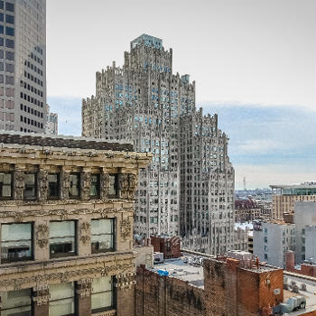 Southwestern Bell Building in St. Louis seen in 2016