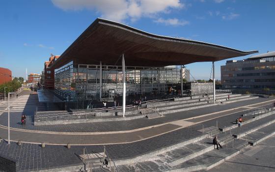 Senedd, Welsh parliament, Cardiff Bay.