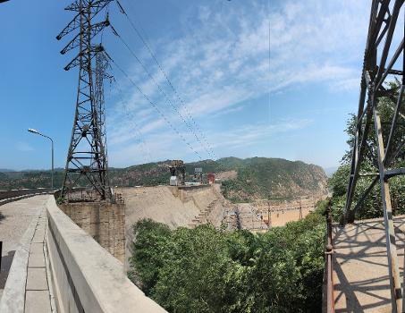 Sanmenxia Dam, Henan/Shanxi Provinces, China; seen from the Henan Province side