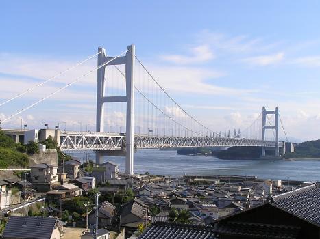 Shimotsui-Seto Bridge who saw from Okayama Prefecture