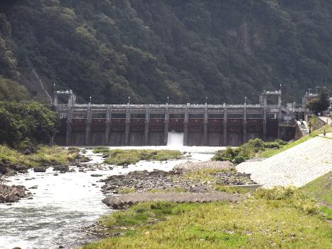 Shogawa-gokuchi Dam (Shogawa river/Toyama Pref./Japan)