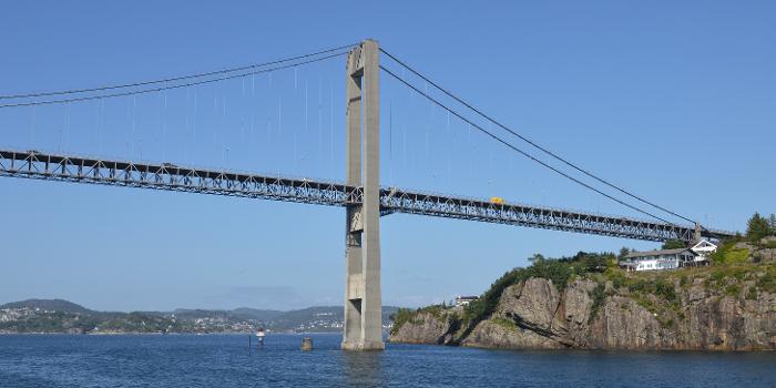 Skjergardsvegen Bridge in Bergen, Norway.