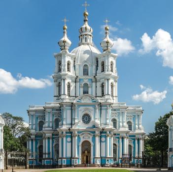Smolny Cathedral in Saint Petersburg