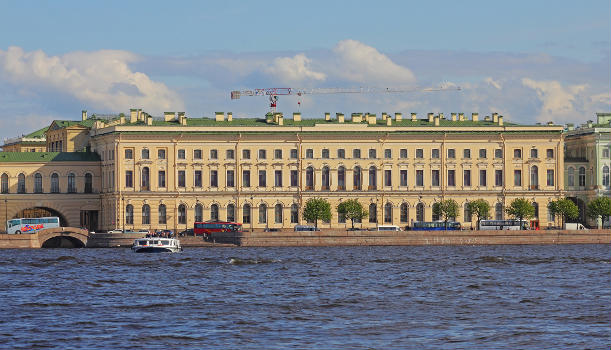 Saint Petersburg, Russia. Palace Embankment, house 34 (Old Hermitage).