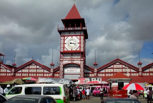 The iconic Stabroek Market in Georgetown, Guyana, Georgetown (Guyana).