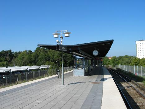 Råcksta, a metro station in Stockholm, Sweden