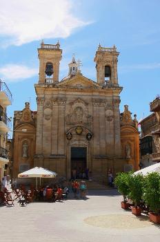 San Ġorġ (St. George) parish church in Rabat/Victoria, Gozo