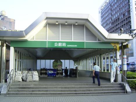 Metrobahnhof Gongguan