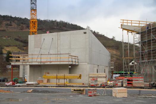 Die Baustelle der Tauberphilharmonie Weikersheim im Februar 2018.