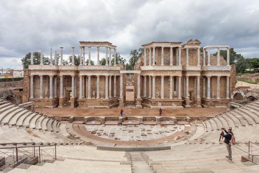 Ancient Roman theatre in Mérida, Spain