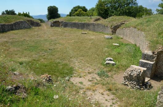 The amphitheatre, Rusellae, Etruria, Italy