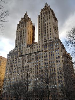 The El Dorado apartment building in New York City seen from Central Park