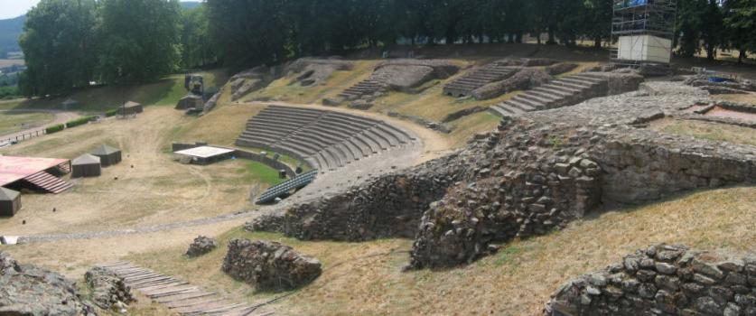 Théâtre romain d'Autun, France.