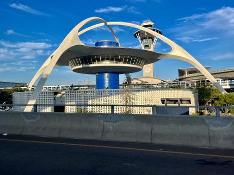 Theme Building (Los Angeles International Airport) in July 2023.