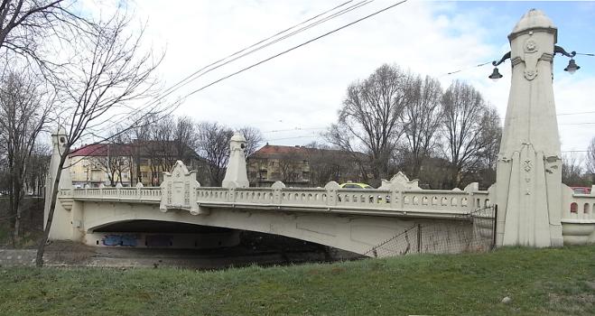 Die Decebal-Brücke (auch Neptunbrücke) in Temeswar (RO)