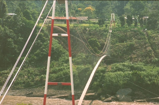 Rio Aguarico Suspension Bridge