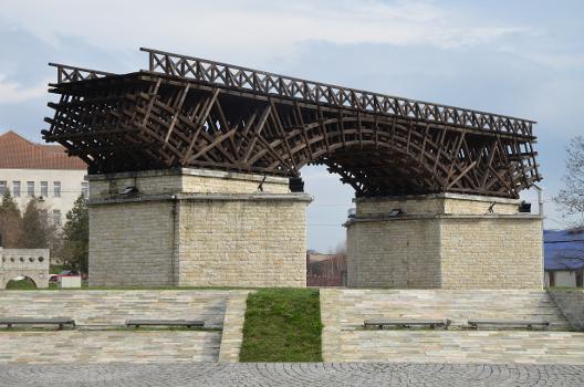 Trajan's Bridge over the Danube, Romanian side