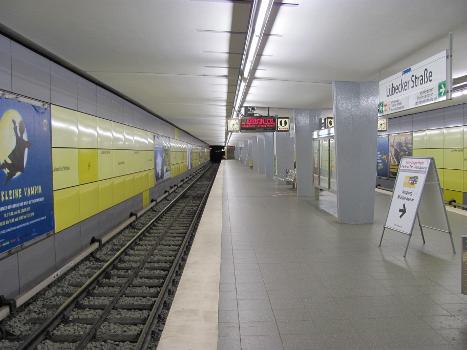 U-Bahnhof Lübecker Straße in Hamburg, Bahnsteig der U1
