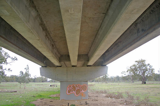 Underside of the Gobba Bridge.