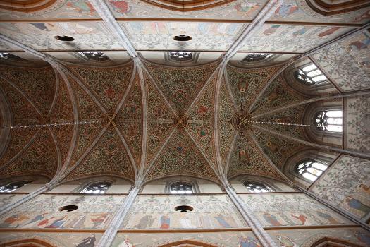 Ceiling of the cathedral in Uppsala, Sweden