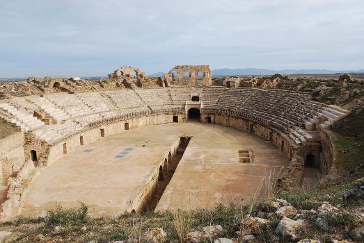 Amphitheatre at Uthina, Tunisia