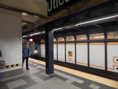 Crown Heights - Utica Avenue Subway Station (Eastern Parkway Line)