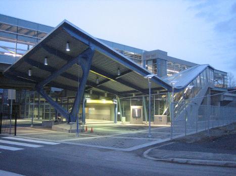 Entrance of the VCC-Clark SkyTrain Station in Vancouver