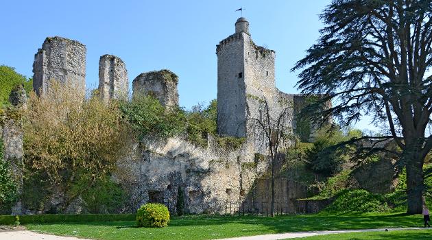 Ruines du château de Vendôme, Loir et Cher, France