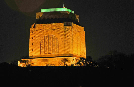 This is the Voortrekker Monument in Pretoria, Tshwane, South Africa