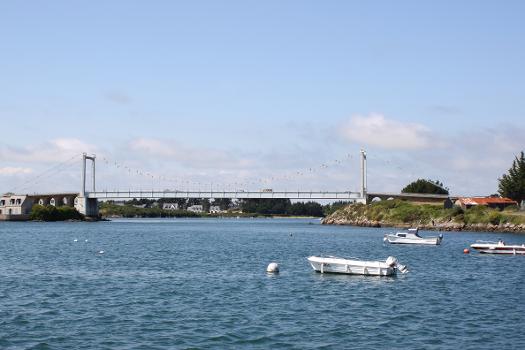 Pont Lorois, vu de Port-Niscop, Fr-56-.