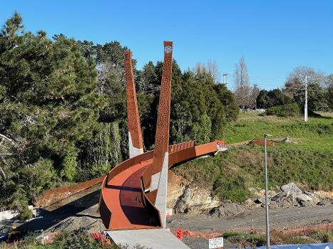 Wairere Drive cycling and pedestrian bridge in 2023