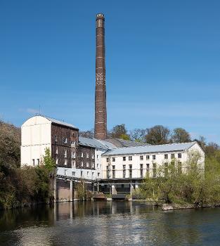Wasserkraftwerk Horster Mühle:Westansicht