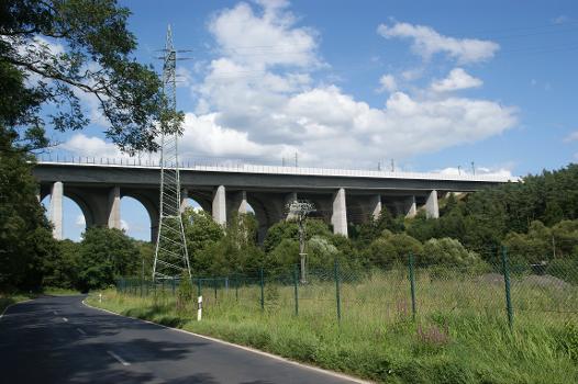 Wiedtal bridge on the Cologne-Frankfurt high-speed railway line