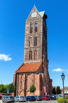 Marienchurch, Wismar, seen from South