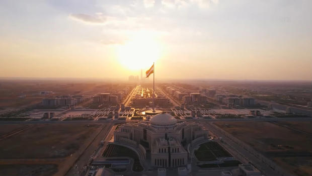 202 meters high flagpole in New administrative capital of Egypt