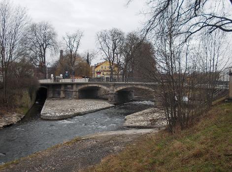 König-Albert-Brücke über die Mandau an der Äußeren Oybiner Straße in Zittau