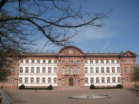 Fronst aspect of Zweibrücken castle in Germany