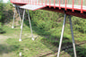 Neue Erzbahnbrücke über die Rheinische Bahn