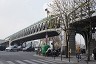 Metro Bridge across Place des martyrs Juifs du Vélodrome d'Hiver