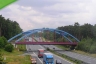 Bahnbrücke über die A9 bei Lauf (II)