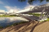 Brücke zum Olympischen Dorf Paris 2024