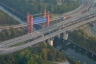 Autobahnbrücken über den Södertälje-Kanal (E4)