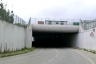 Tunnel nord de la gare d'Afragola