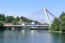 Pont de la N4 sur le Rhin à Schaffhouse